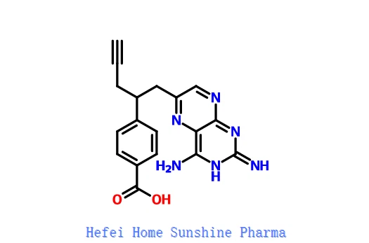 Benzojeva kiselina, 4- [1-[(2,4-diamino-6-pteridinil) metil] -3-butin-1-il]-CAS 146464-93-9