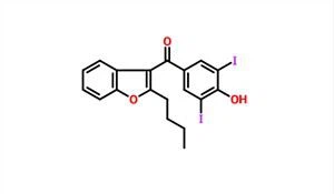 2-butil-3- (3,5-dijodo-4-hidroksi benzoil) benzofuran CAS 1951-26-4