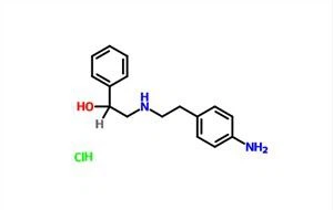 (alphaR)-alfa-[[2-(4-Aminofenil)etil]amino]metil]benzenemetanol hidroklorid CAS 521284-22-0