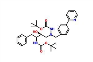 Des-N- (metoksikarbonil) -L-terc-leucin Bis-Boc Atazanavir CAS 198904-86-8