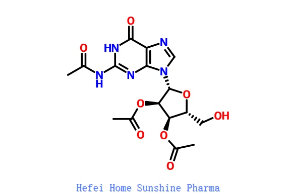 Gvanozin, N-acetil-, 2',3'-diacetat 65360-02-3