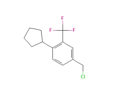 4-Hlorometil-1-ciklopentil-2-trifluorometil-benzen CAS 957208-65-0